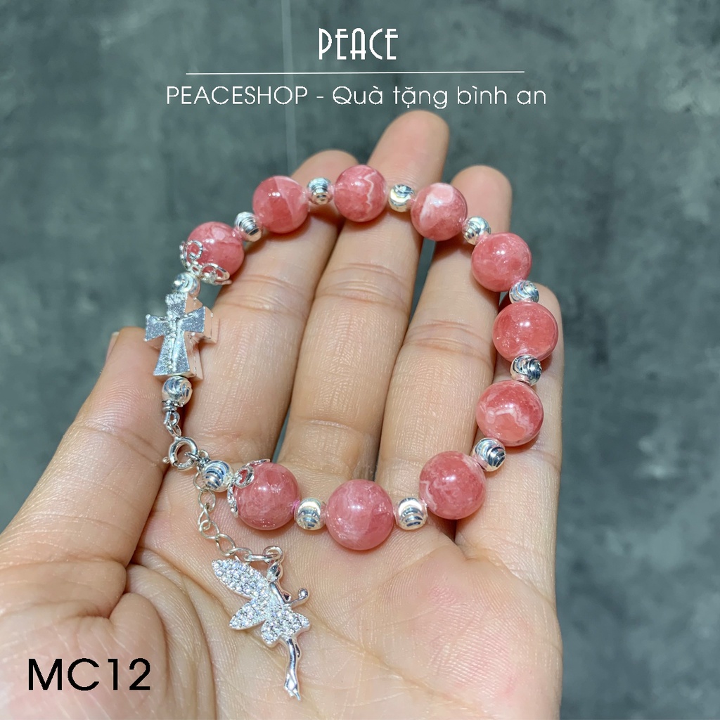 Vòng Mân Côi - Tràng Hạt Đá - Mẫu MC12 - Quà tặng Công Giáo tinh tế, ý nghĩa
