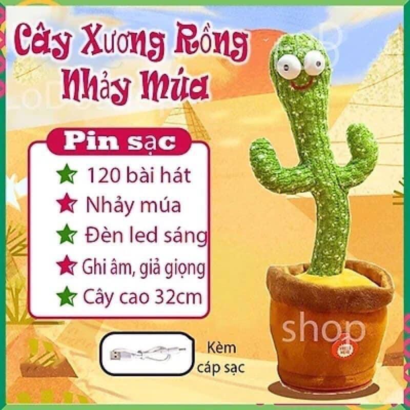 Cây Sương Rồng Nhảy Múa Phát Ra Âm Thanh Vui Nhộn Cho Bé