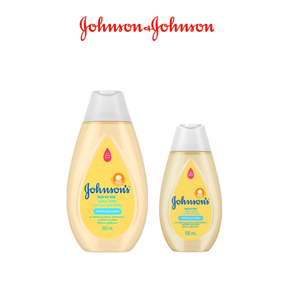 GIFT_Sữa tắm gội toàn thân Johnson's Top-to-toe 200ml + Sữa tắm gội toàn thân Johnson's top to toe 100ml