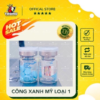 Viên đá xanh/ công xanh mỹ - hũ 10 viên