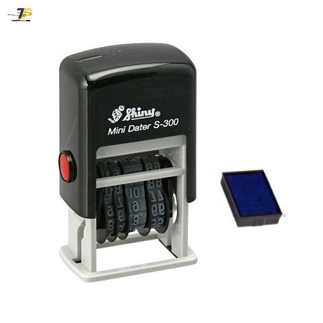Dấu ngày tháng năm liền mực shiny S-300 3mm - pet s300