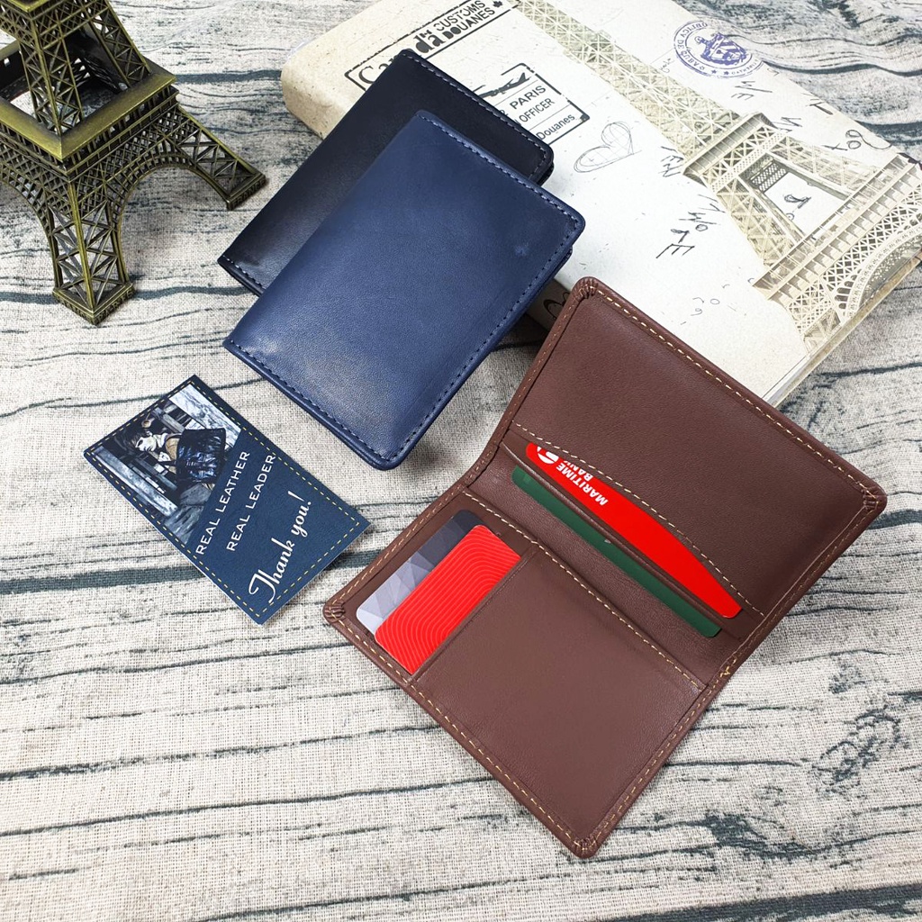 Ví mini nam nữ da bò thật MN114A  - 100% da bò thật, BH 3 năm, ví nhỏ