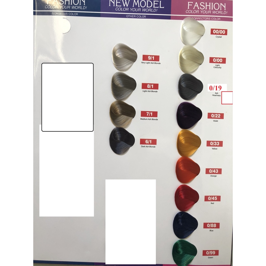 63 mã Màu nhuộm tóc Osama 100ml