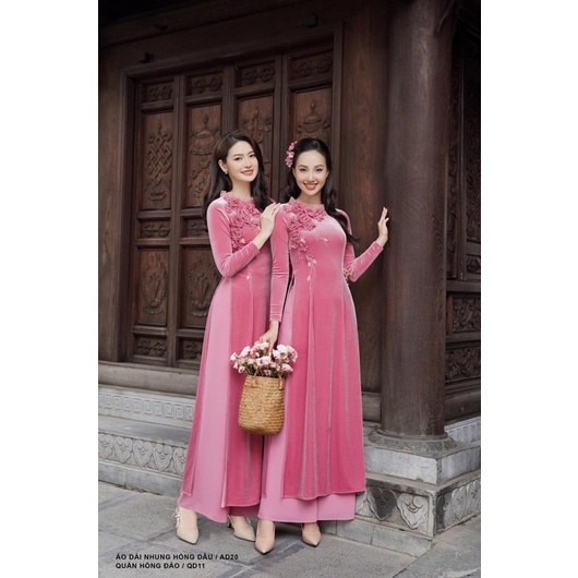 Hoa cài áo thủ công- Dây hoa kết hợp dài 18cm- Nhiều màu- Cài áo dài trơn, đầm trơn