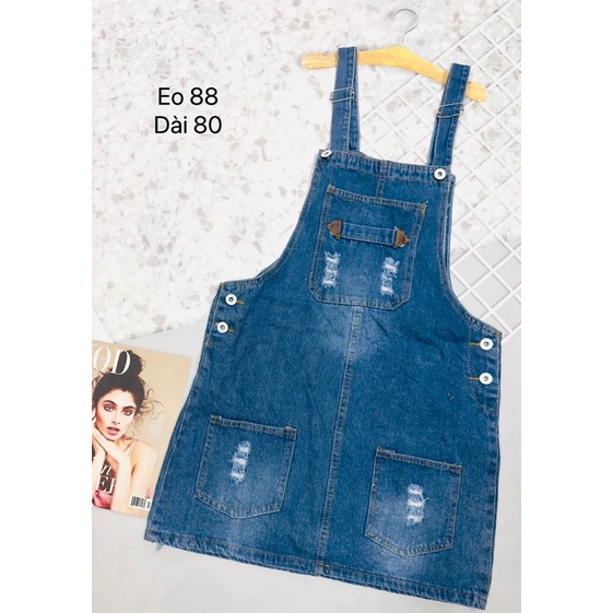 VÁY YẾM JEANS SIÊU XINH