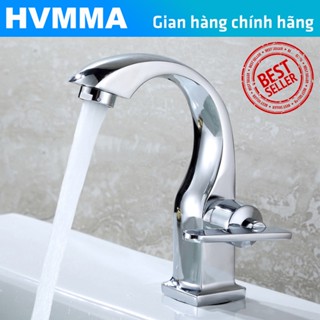 Vòi lavabo chỉ lạnh + tặng dây cấp nước - Vòi bồn rửa tay rửa mặt 1 lỗ lạnh HVMMA 