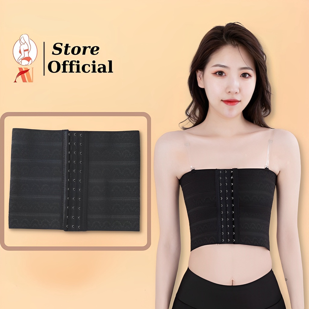 Áo Nịt Ngực Cotton Thông Hơi AN Làm Nhỏ Ngực Có Cài 8282