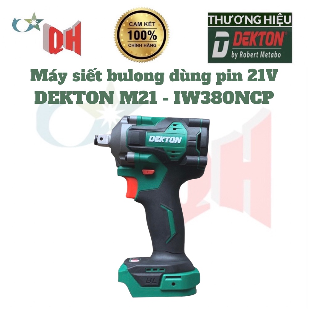 Máy Siết Bulong Dùng Pin 21V DEKTON M21 - IW380NCP - HÀNG CHÍNH HÃNG