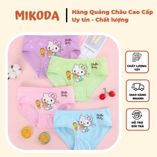 Combo 4 Quần chíp tam giác cho bé gái quần lót cotton cho bé gái - QL9