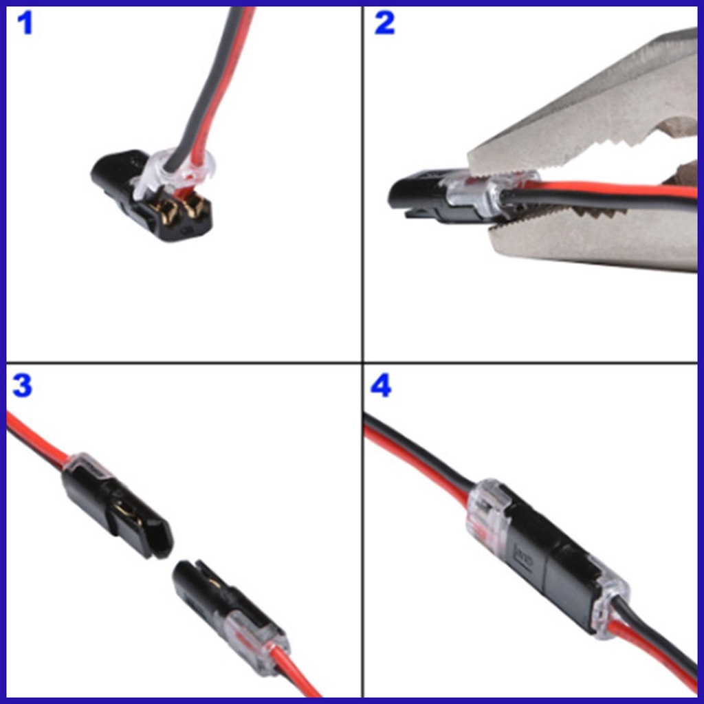 Set 10 Đầu Nối  Dây Điện 12v Nhanh Cho Xe Hơi