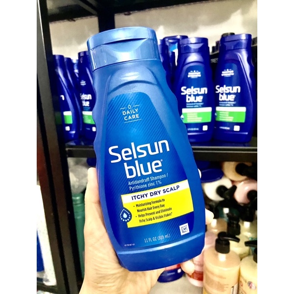 Dầu gội Selsun Blue Antidandruff Shampoo Mỹ Giúp Làm Sạch Nấm Gàu 325ml