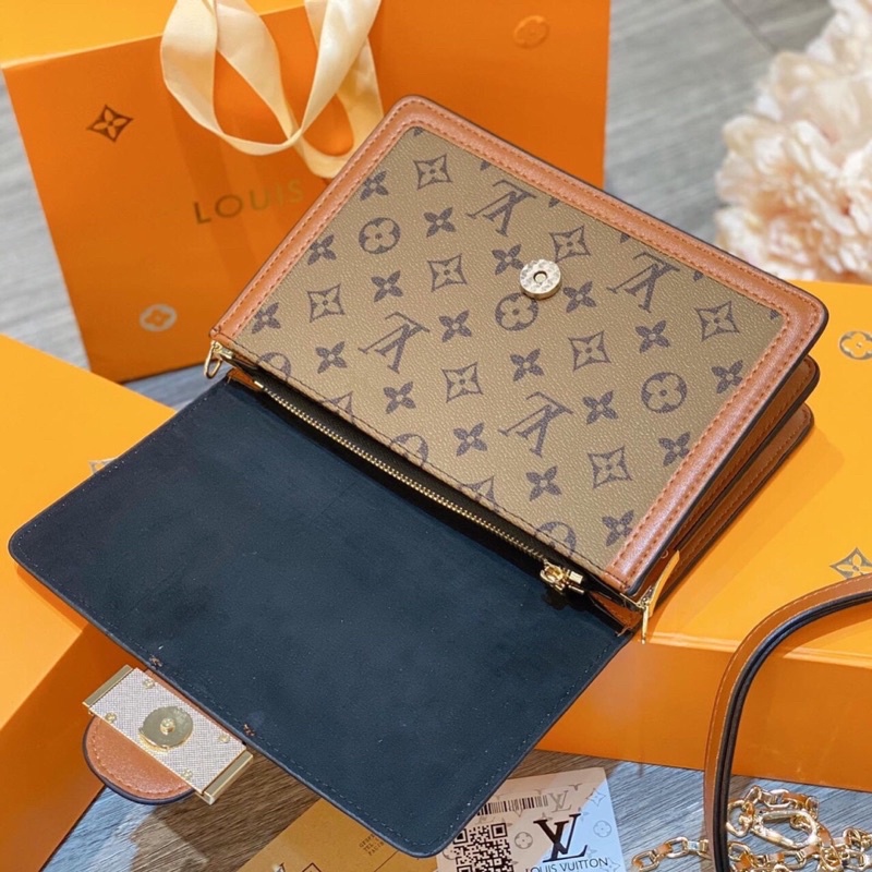 Túi LV Mini Đeo Chéo Nữ Đẹp Đi Chơi Cao Cấp Thời Trang Dễ Thương Giá Rẻ Size 16