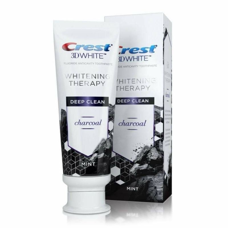 Kem Đánh Răng Làm Trăng Răng THAN HOẠT TÍNH Crest 3d White Stain Erase