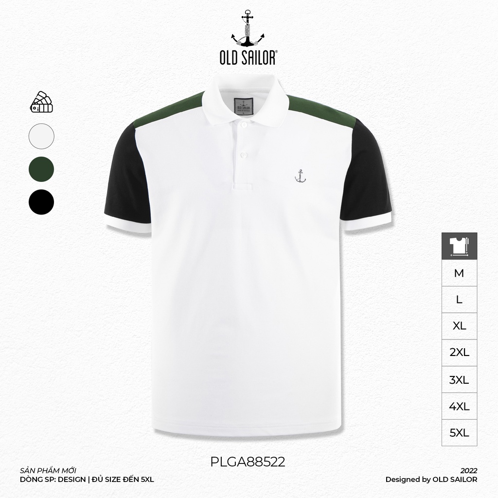 Áo Polo Nam Thể Thao OLD SAILOR Chất Cotton Cao Cấp Chuẩn Form Thấm Hút Mồ Hôi Chất Lượng Cao Big Size