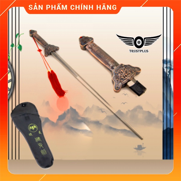 Kiếm thái cực kiếm bằng thép không gỉ thu nhỏ thanh kiếm buổi sáng tập thể dục kiếm thể dục kiếm hợp kim