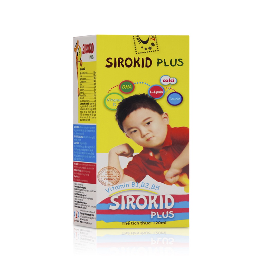 Siro trẻ em giúp ăn ngon, tăng sức đề kháng SIRO KID PLUS
