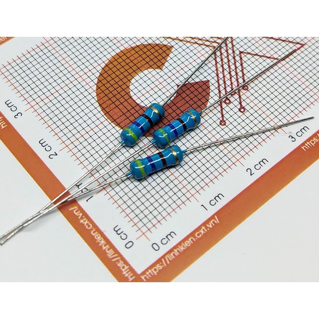 Điện trở vạch 5% 0.5W