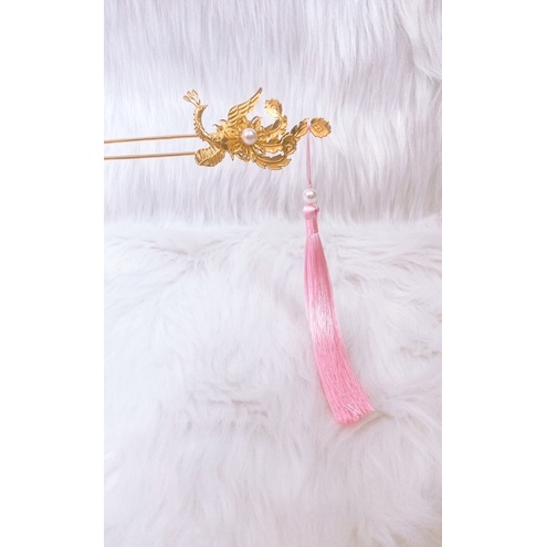 Trâm Cài Tóc Cô Dâu - Chim Công - Cài Trái