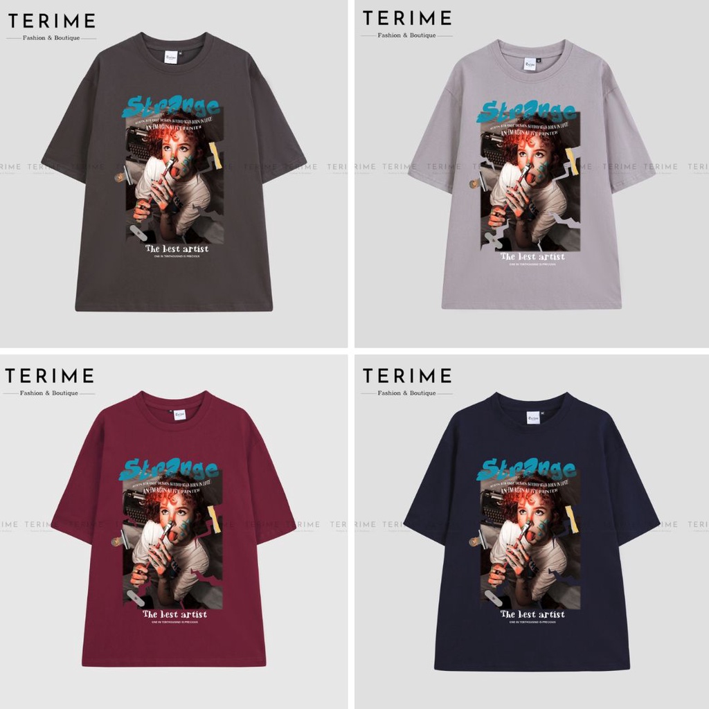 Áo thun Unisex THE BEST ARTIST cotton 100% form rộng tay lỡ nam nữ in hình 6D  - A47