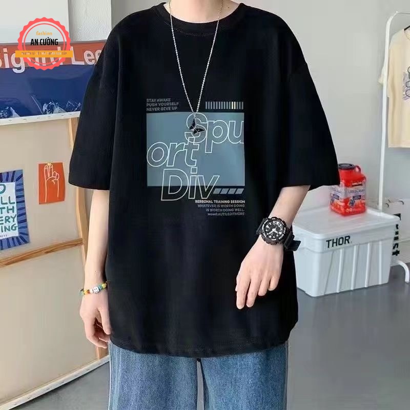 Áo thun nam, áo phông nam tay ngắn cổ tròn chất cotton khô, dày dặn thoáng mát ATN045 - An Cường Fashion