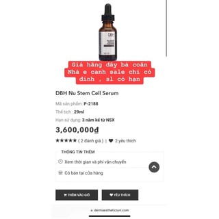 SERUM DBH NU STEM CELL 29ML DATE 12/23