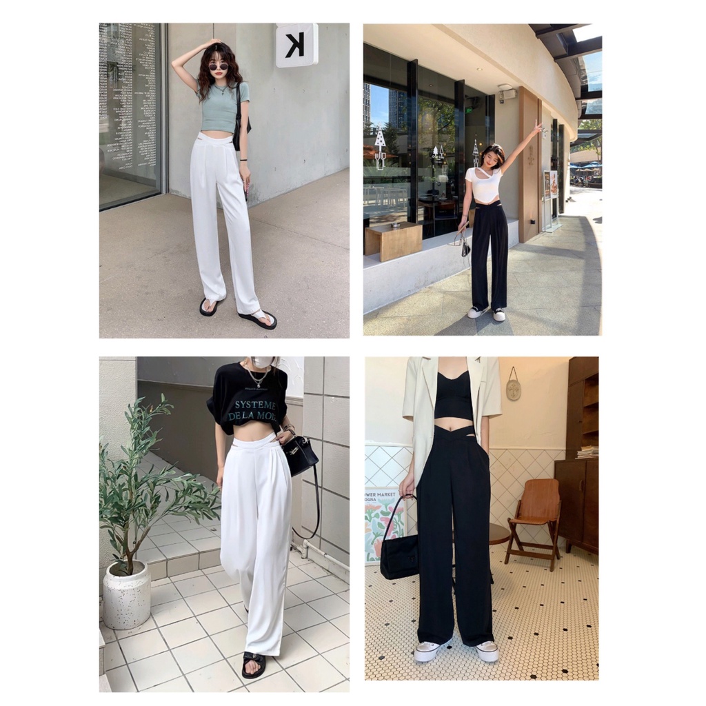 HOT_ Quần Suông khoét Eo hack dáng siêu hot-55 | BigBuy360 - bigbuy360.vn