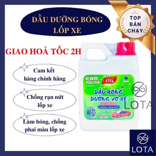 DẦU DƯỠNG BÓNG LỐP VỎ XE HƠI Ô TÔ XE MÁY OTO MOTO CHỐNG RẠN NỨT SIFA CHAI 1L, chăm sóc làm đẹp vỏ xe