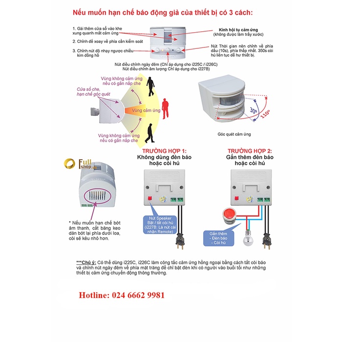 Báo trộm hồng ngoại kawa I225B
