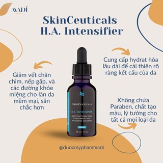 Serum HA Skinceuticals, Tinh Chất Skinceuticals H.A. Intensifier Cấp Ẩm Chuyên Sâu 30ml - Hàng Công Ty