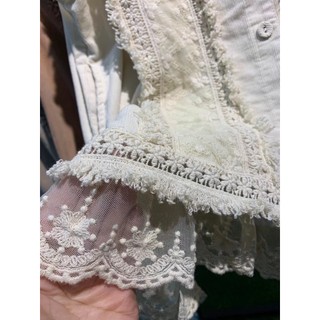 (Order) Áo gile vintage phối bèo độc lạ