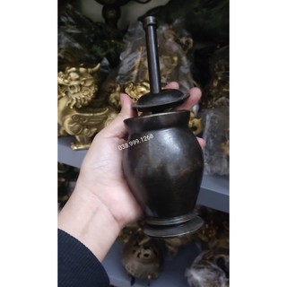 Cối Giã Thuốc Giã Trầu bộ cối chày Bằng Đồng giá sỉ