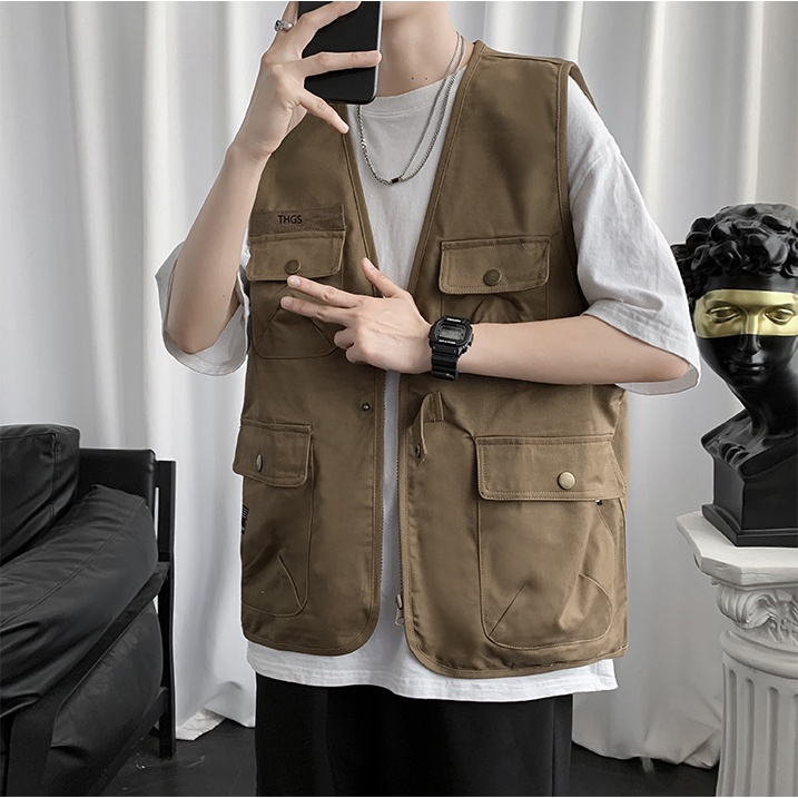 Áo Khoác Gile Nam Phong Cách Hàn Quốc - Hàng Quảng Châu Loại Tốt