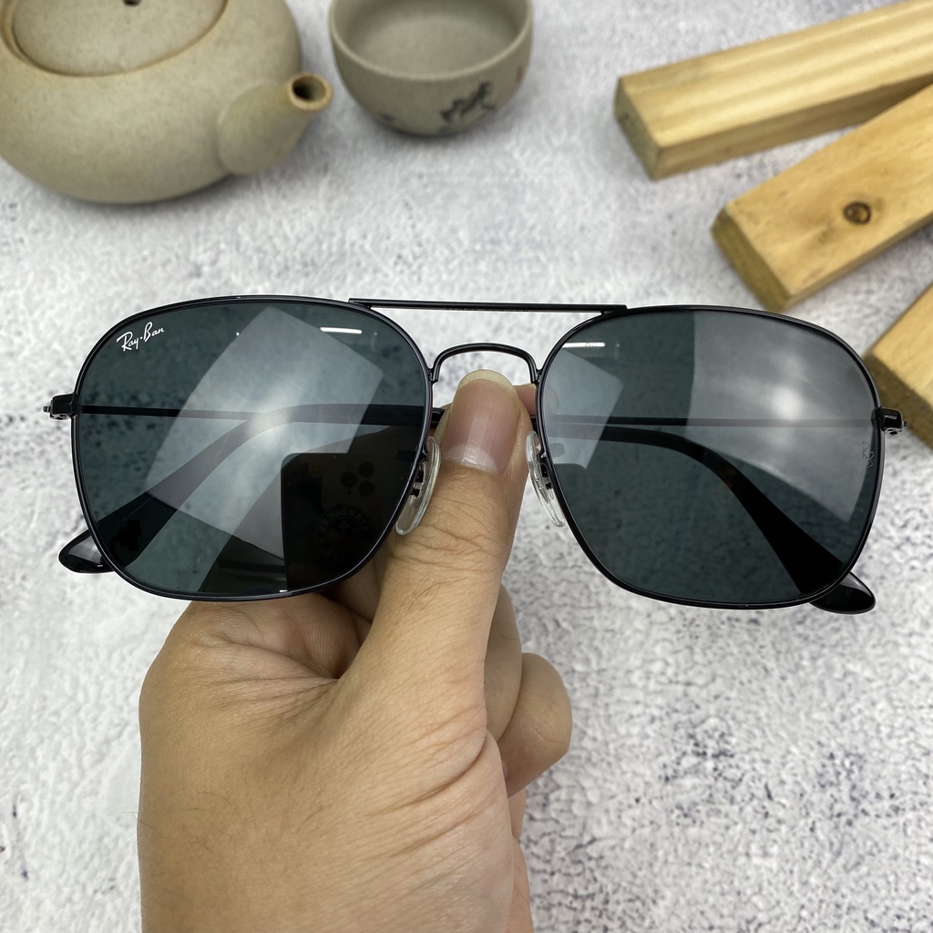 KÍNH RAYBAN CARAVAN FULL ĐEN ZIN NGUYÊN BẢN