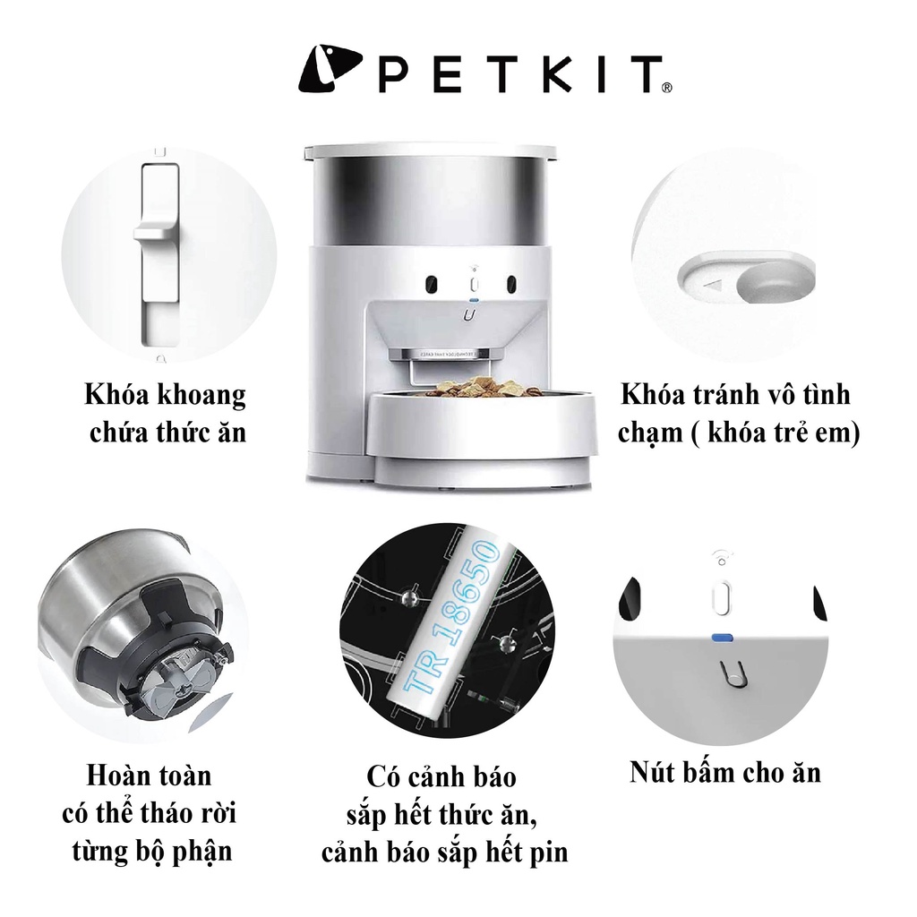 Máy Nhả Hạt Cho Mèo Ăn Tự Động PETKIT Infinity Fresh Element 3 - BH 12 tháng