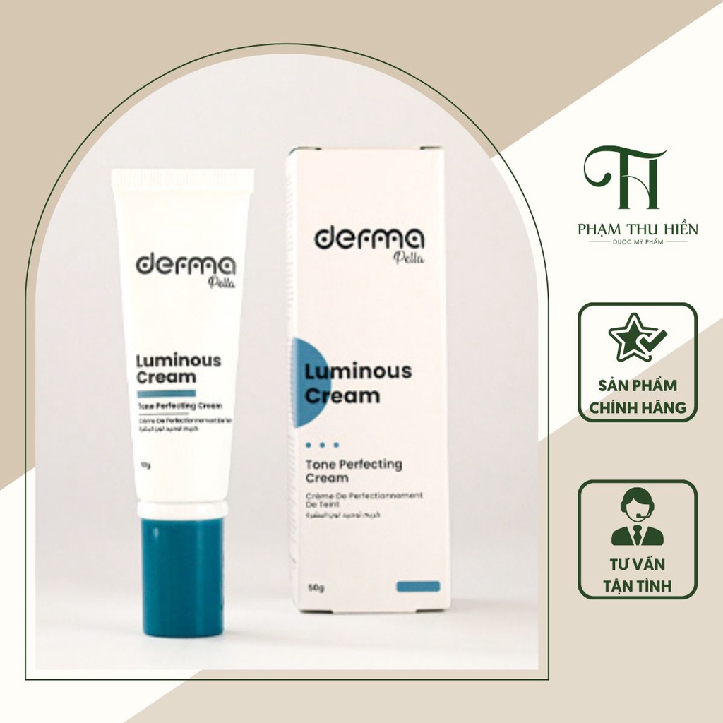 Kem Dưỡng Da Derma Luminious Giúp Trắng Da, Nâng Tone Da Hỗ Trợ Làm Giảm Nếp Nhăn Tuýp 50g