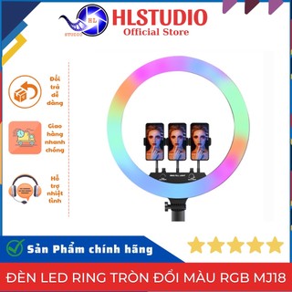 Đèn led Ring tròn đổi màu RGB MJ18 HL Studio