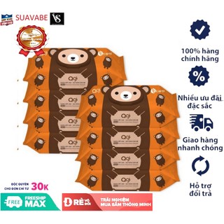 Combo 8 Khăn giấy ướt Agi (4 không hương + 4 có hương)