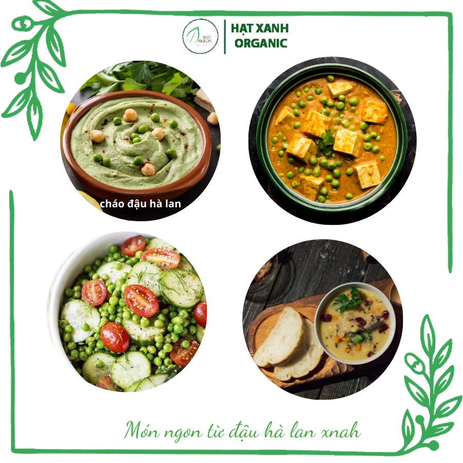 Đậu hà lan xanh tách đôi 500g