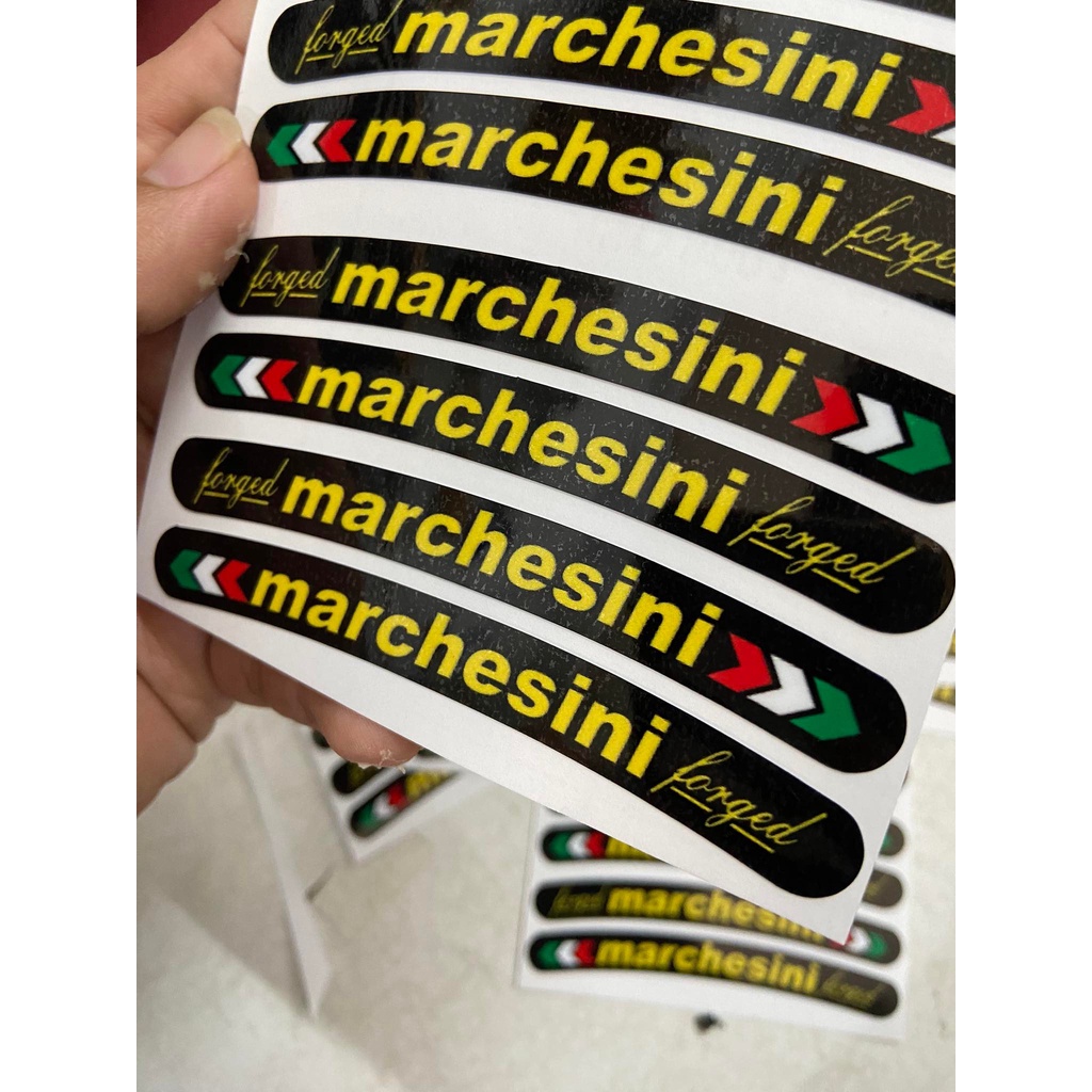 Tem dán mâm, niềng