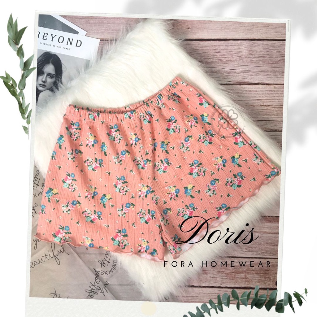 Doris set - set ngủ 2 dây thiết kế, thun cotton thông hơi