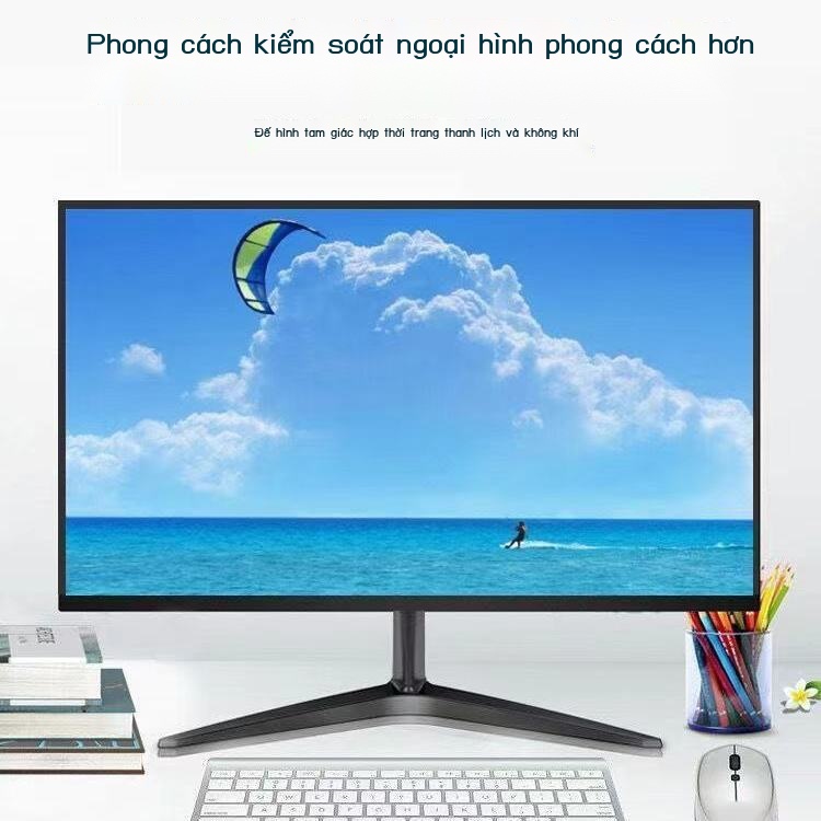 Bề mặt cong mới, máy tính để bàn 19/22/24 inch, màn hình máy tính màn hình LCD, HDMl, treo tường, văn phòng, màn hình PS