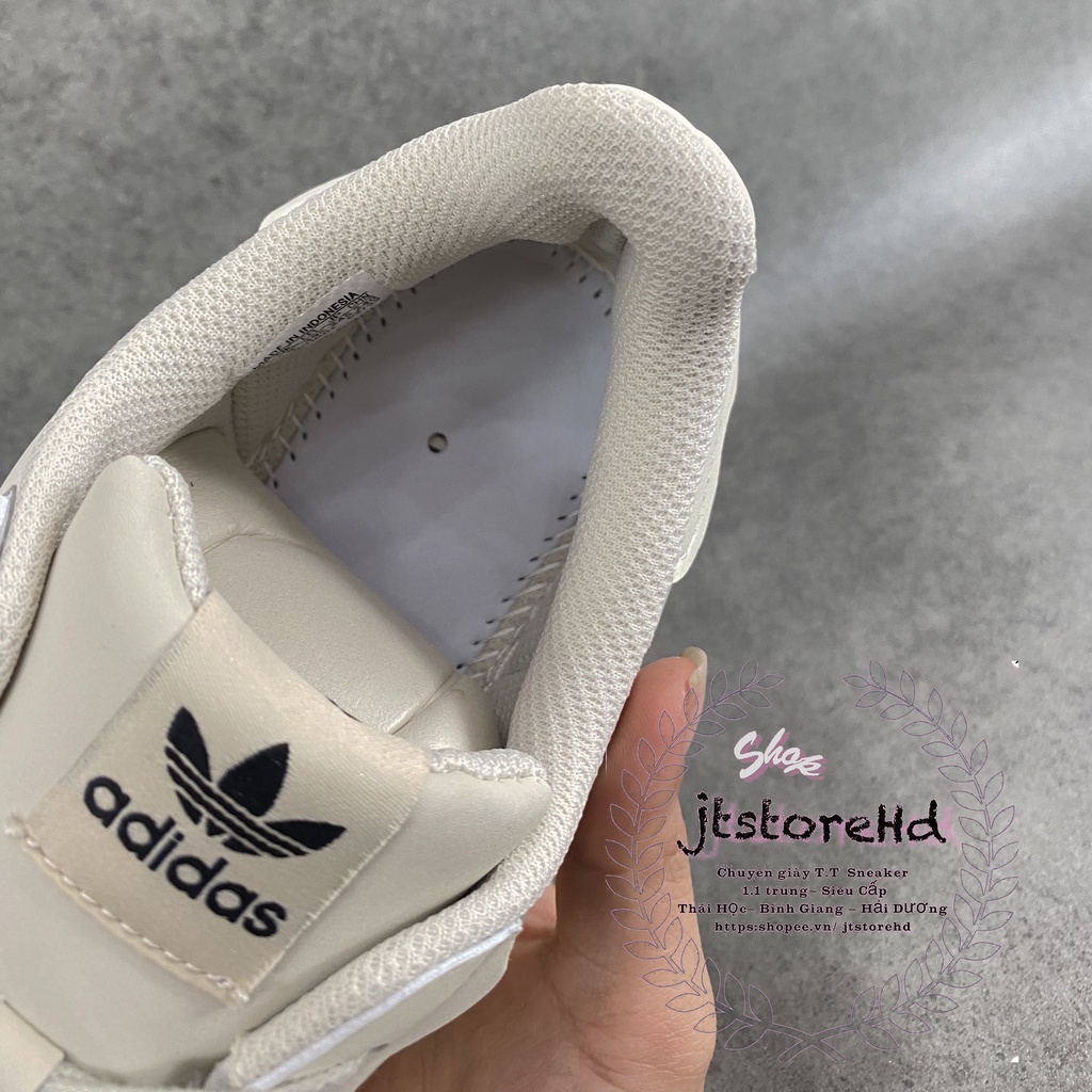 Giày Adidas superstar, Das Sò, Màu trắng bản S.C 2022 đẹp full box - bill giấy gói