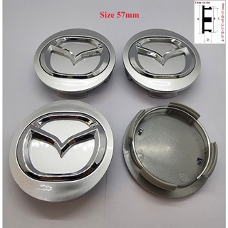 Nắp chụp mâm MAZDA (Chụp Lazang) Size 55 và 57mm