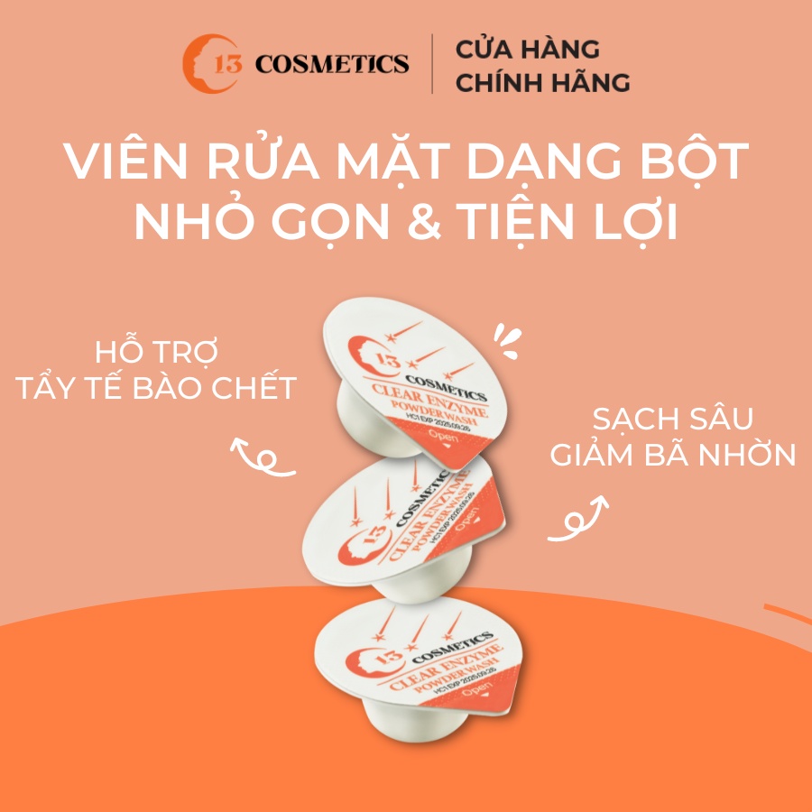 Combo Da Sạch Sâu gồm 1 Hộp Mặt Nạ Thạch Tinh Chất Diếp Cá và 1 Hộp Viên Rửa Mặt Dạng Bột C13 Cosmetics Thu Trang