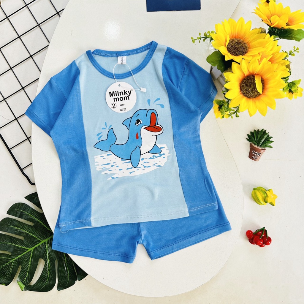 Bộ cộc tay cho bé trai , bộ cộc tay cho bé gái từ sơ sinh đến 14kg - JKIDS