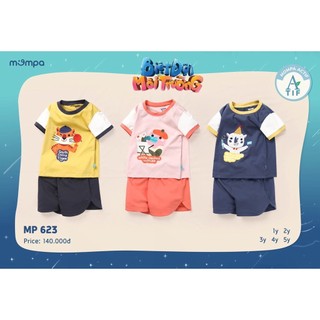 🌶 🌶 🌶 bộ quần áo cộc tay cho bé mompa 1 tuổi - 5 tuổi mp623