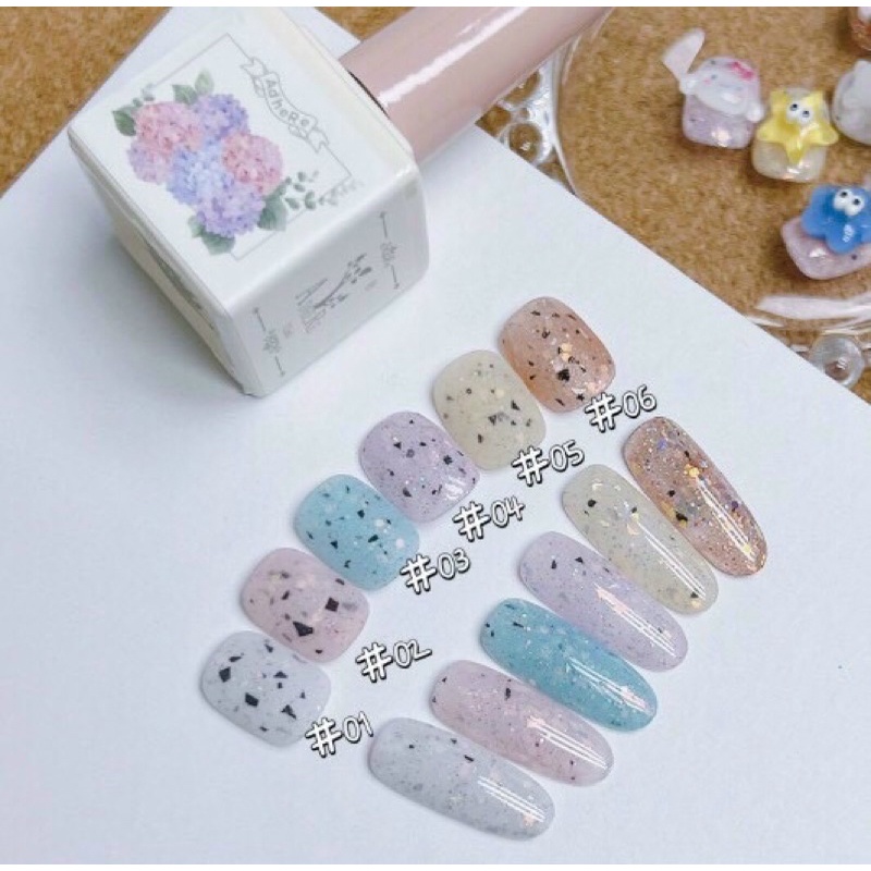 Sơn gel nhũ cát, sơn gel thạch ngũ cốc , đủ tông màu