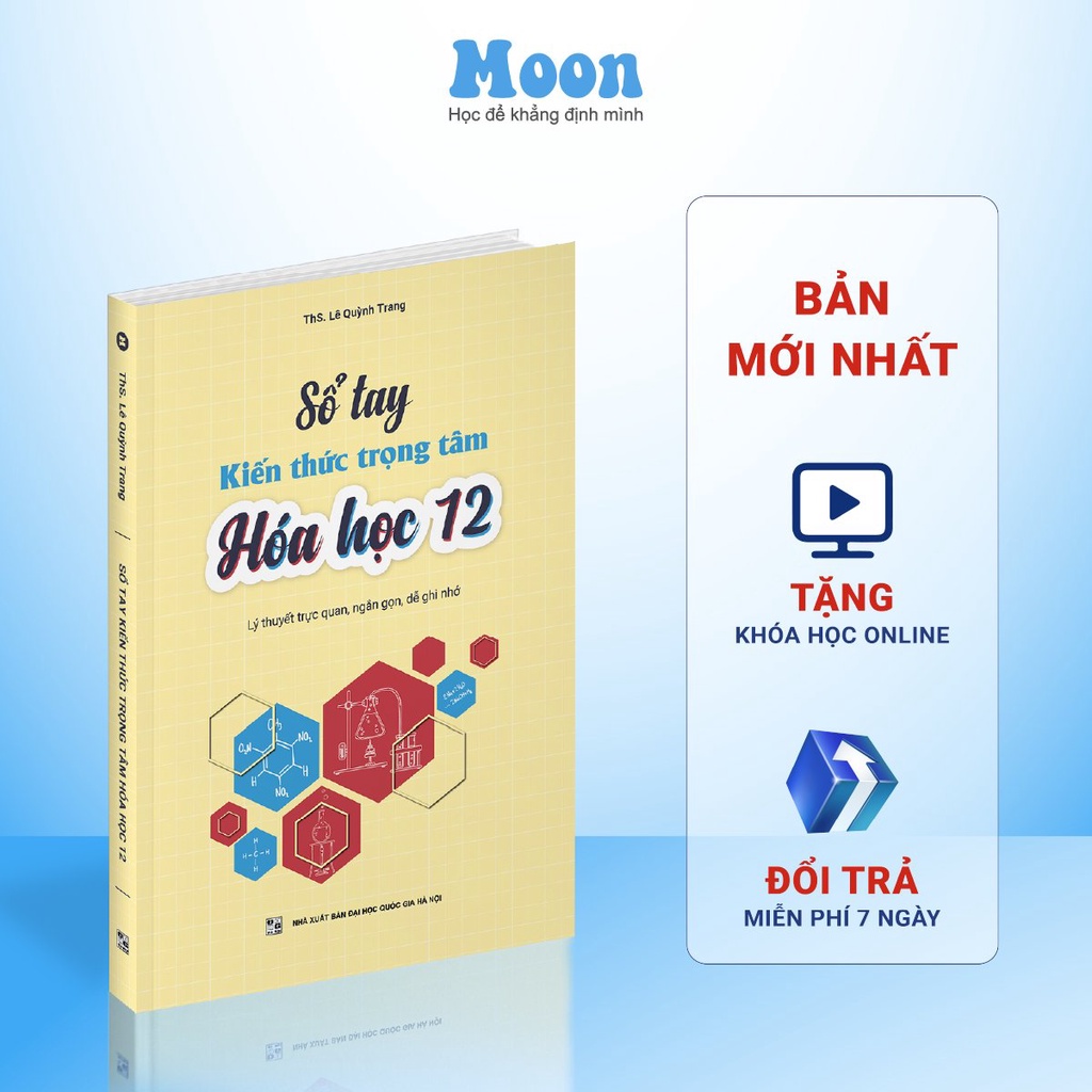 Sổ tay kiến thức trọng tâm hoá học 12, công thức giải nhanh hoá ôn thi