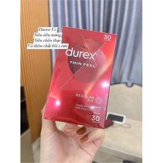 [HÀNG ÚC CHUẨN] Bao cao su siêu mỏng Durex Úc - Durex Fetherlite - Hộp 30 chiếc