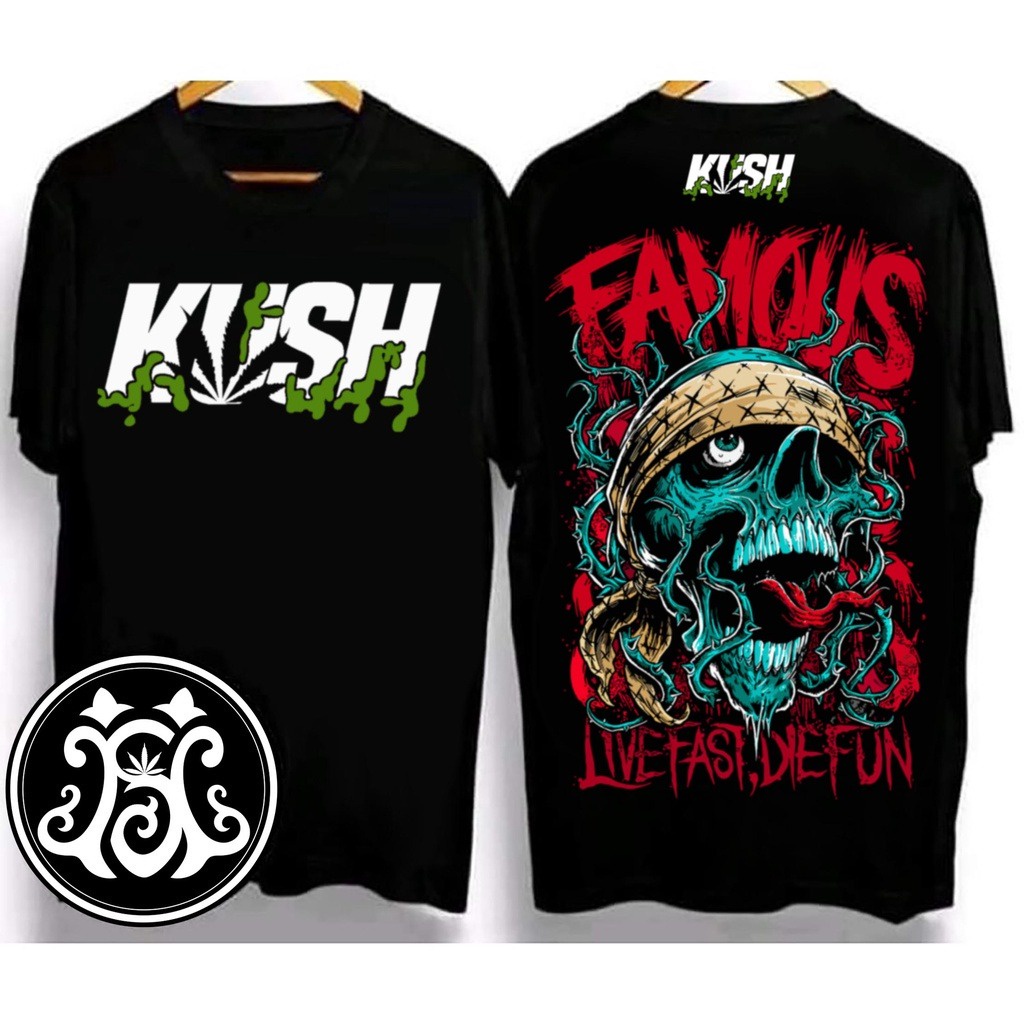 Áo thun hình KUSH Oversized cực chất giá rẻ mẫu HOT bán chạy